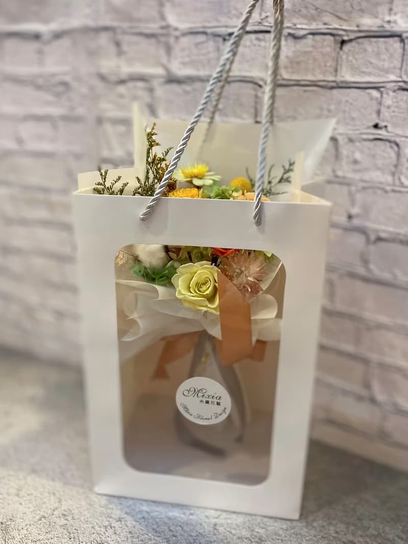 永生玫瑰花束 畢業花束 情人節花束 韓式花束 祝賀 禮物