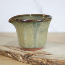 【送禮好物】120ml 天目釉 手工小茶海 公道杯 鶯歌葉敏祥手作