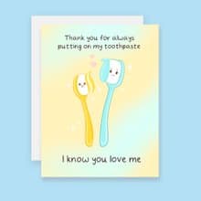 Cute I Love You Card, Card for Her, Card for Him, Card for Mom, Card for Dad