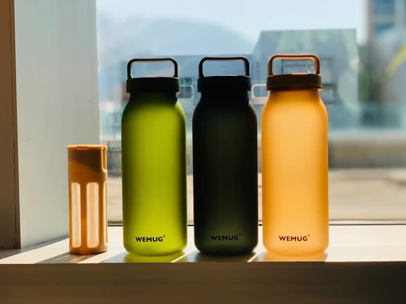 日本熱賣 4色霧面啡/軍綠/藍/奶茶 620ml 防漏把手提式水瓶