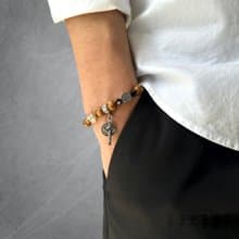 聖本篤施華洛世奇木質手鍊 8250053