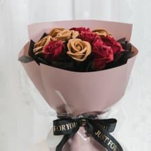 紅玫瑰花束/香皂花束/香皂花/生日花束/情人節花束/驚喜禮物花束
