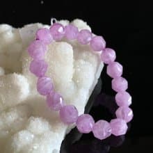 快速出貨 天然高等級紫鋰輝切面手鏈手鍊