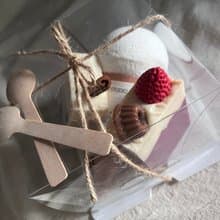 【台灣特色禮物】珍珠奶茶皂.野莓蛋糕皂.泡澡球