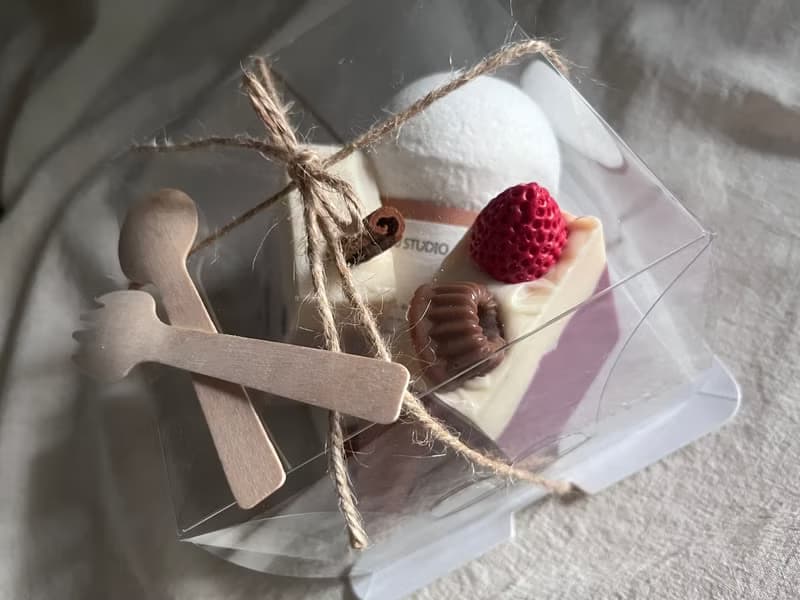 【台灣特色禮物】珍珠奶茶皂.野莓蛋糕皂.泡澡球