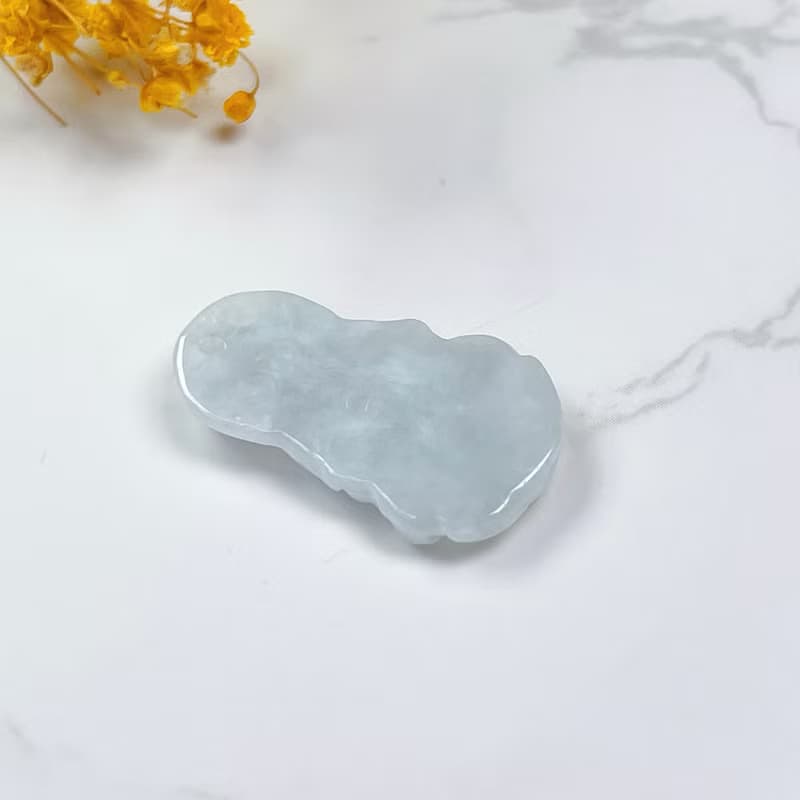 白翡翡翠寶瓶觀音菩薩項鍊 | 天然緬甸玉翡翠A貨 | 送禮