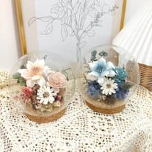 滿開百合 魔法玻璃圓盅 永生花 生日禮 畢業季 紀念禮 附禮盒