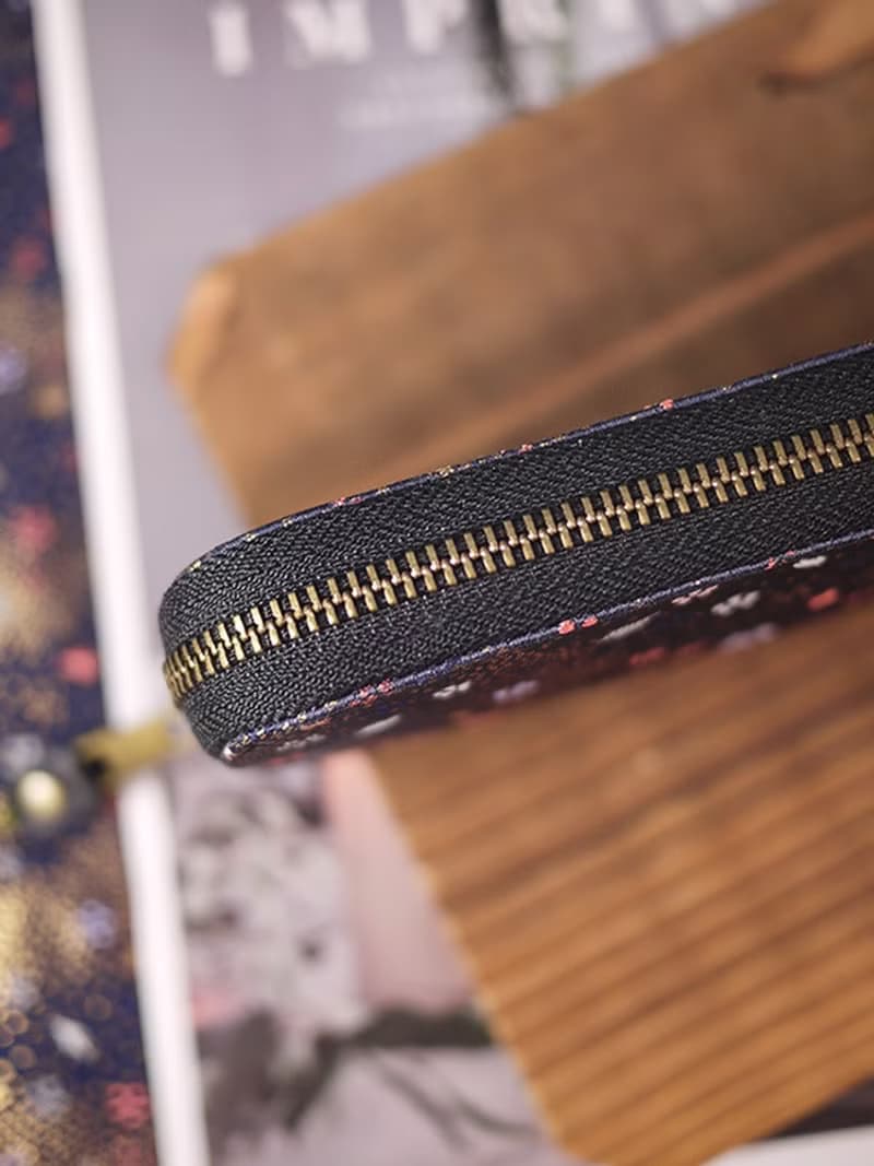 【開運錢包】西陣織金襴。花星塵。布長夾/錢包/皮夾