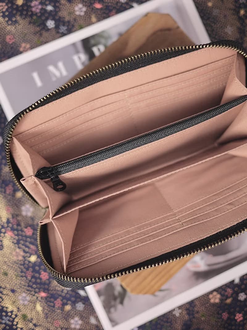 【開運錢包】西陣織金襴。花星塵。布長夾/錢包/皮夾