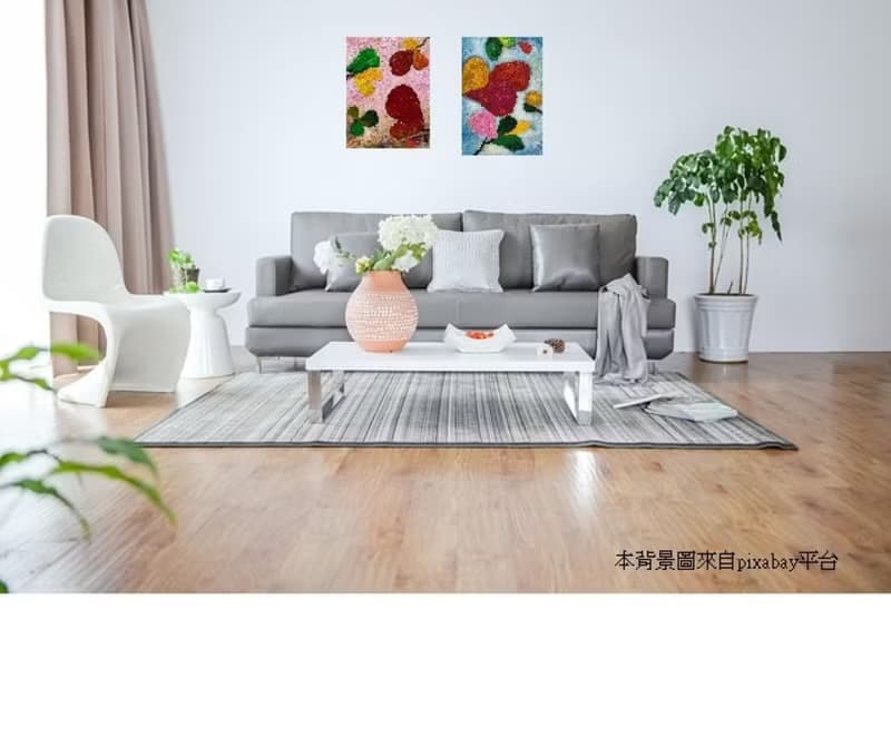 【秋日紅葉】欖仁樹無框畫/掛畫/壓克力畫/原畫/入厝/聖誕禮物