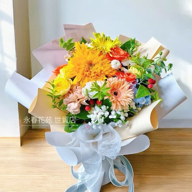 時光漫遊鮮花花束 | 畢業 生日 送禮首選 | 台北可自取