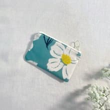 現貨夏日小白花系列手作零錢包小包