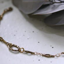 銅鏈系列 NO.4│ 復古圈│ 黃銅手鍊