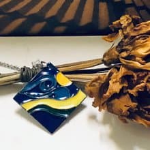 琺瑯/七宝烧手作│銅線掐絲琺瑯 │文化幣│台南旅遊