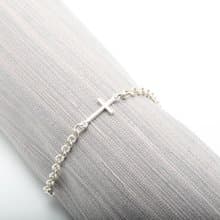 【Angel & Me】祝福 經典 十字架 925 純銀手鍊 腳鍊 生日禮物