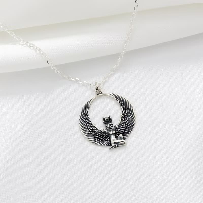 【Angel & Me】守護神 Isis 伊西斯 s925 純銀項鍊 生日禮物 送禮