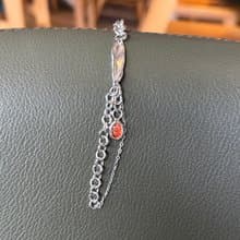 太陽石氣質純銀手鍊