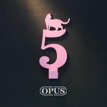 【OPUS東齊金工】當貓咪遇上數字5 - 掛勾(粉)/壁飾掛鉤/收納無痕