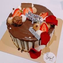 已過季 濃情草莓巧克力 草莓巧克力 情人節 蛋糕 生日蛋糕