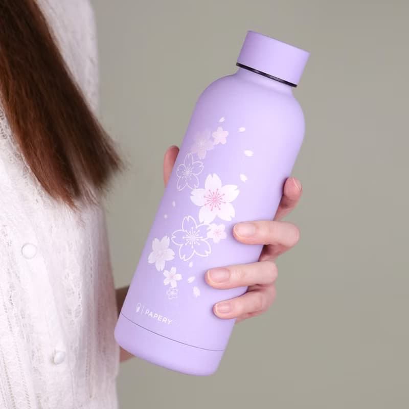 冷熱保溫瓶 隨行杯 - 櫻花漫舞  (500ml)