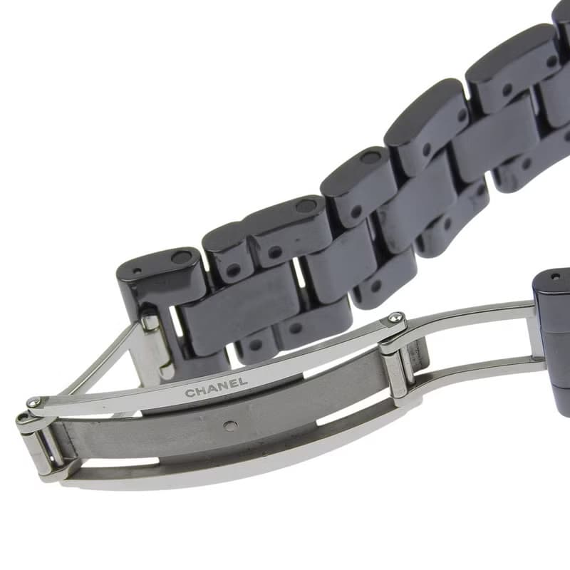 【日本直送】シャネル CHANEL J12 腕時計 12Pダイヤ cal.12.1 H5702 セラミック 自動巻き アナログ表示 ブラック文字盤【中古】
