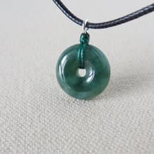 【金剛結】本命年【平安如意】意境棉翡翠韓國蠟線項鍊SE18招財