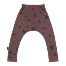 Moi Kids 冰島有機棉哈倫長褲2歲 磚紅色