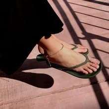 indosole 環保拖鞋 經典款 森林綠 女
