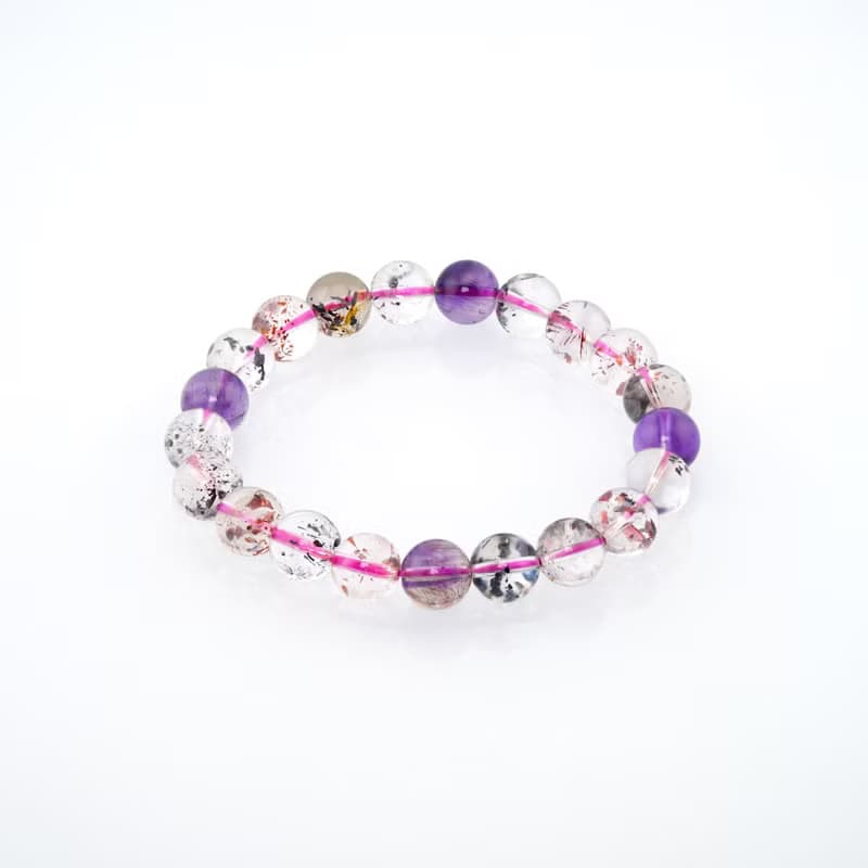 寶麗金珠寶-天然超七水晶手珠 手鍊