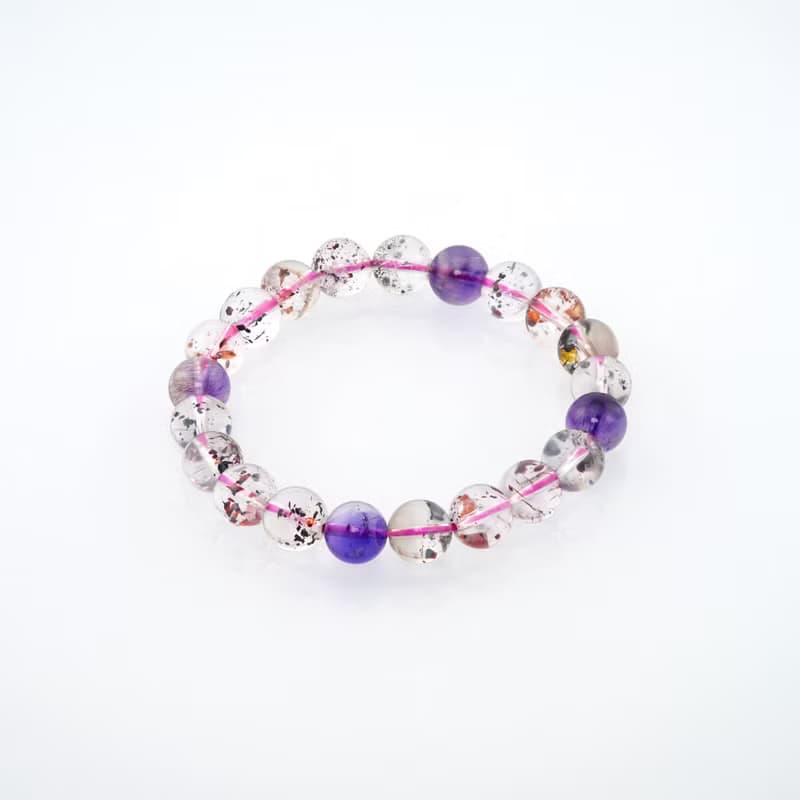 寶麗金珠寶-天然超七水晶手珠 手鍊