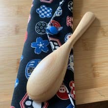 文青風環保純棉筷袋  日本福神 酷帥黑 日本 潮物 收納 手作餐具