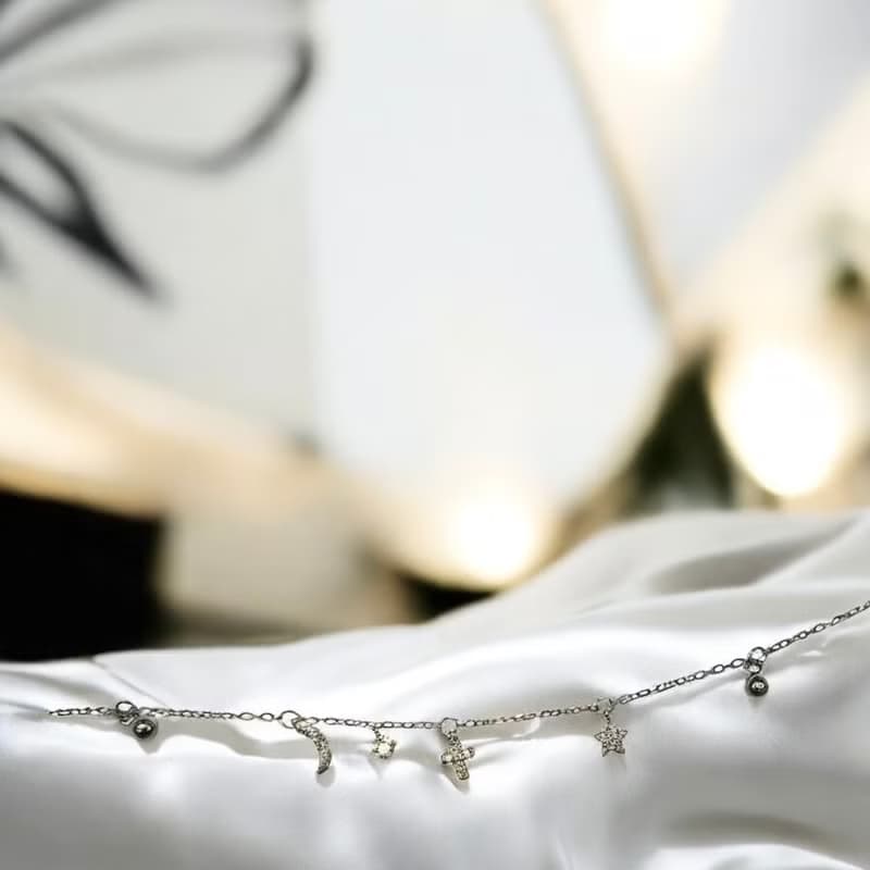 925純銀鍍18K金/躍境-銀 可洗澡女生情人節禮物禮盒手鍊B46