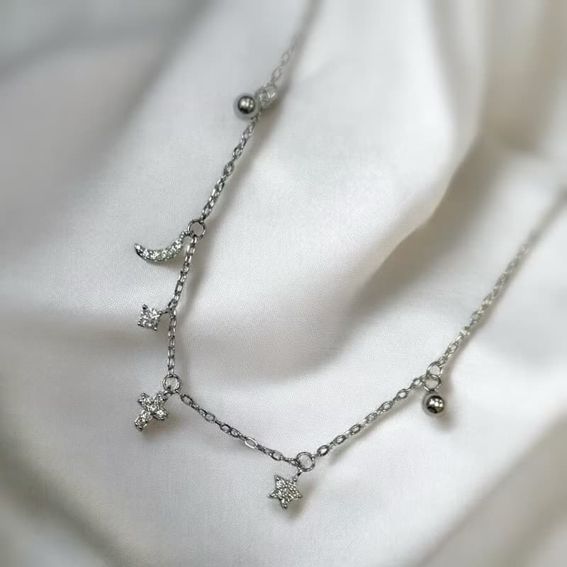 925純銀鍍18K金/躍境-銀 可洗澡女生情人節禮物禮盒手鍊B46