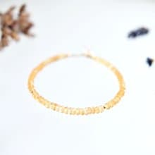 14KGF シトリンのブレスレット　11月の誕生石　友愛と希望 繁栄と富 幸運の石 citrine　bracelet