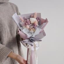 【永生玫瑰花花束】• 情人節/永生玫瑰花/永生玫瑰花花束/玫瑰花