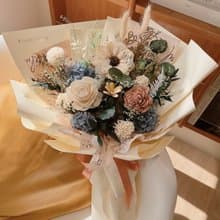 森林太陽花束乾燥花 向日葵畢業花束 畢業禮物 太陽花 新娘捧花