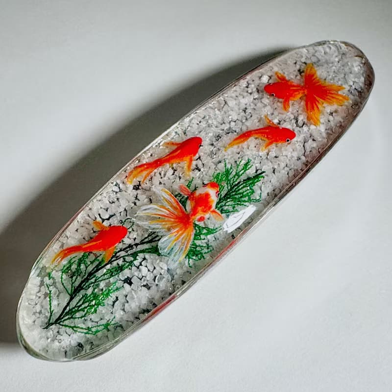 接單製作　金魚　髮飾　barrette
