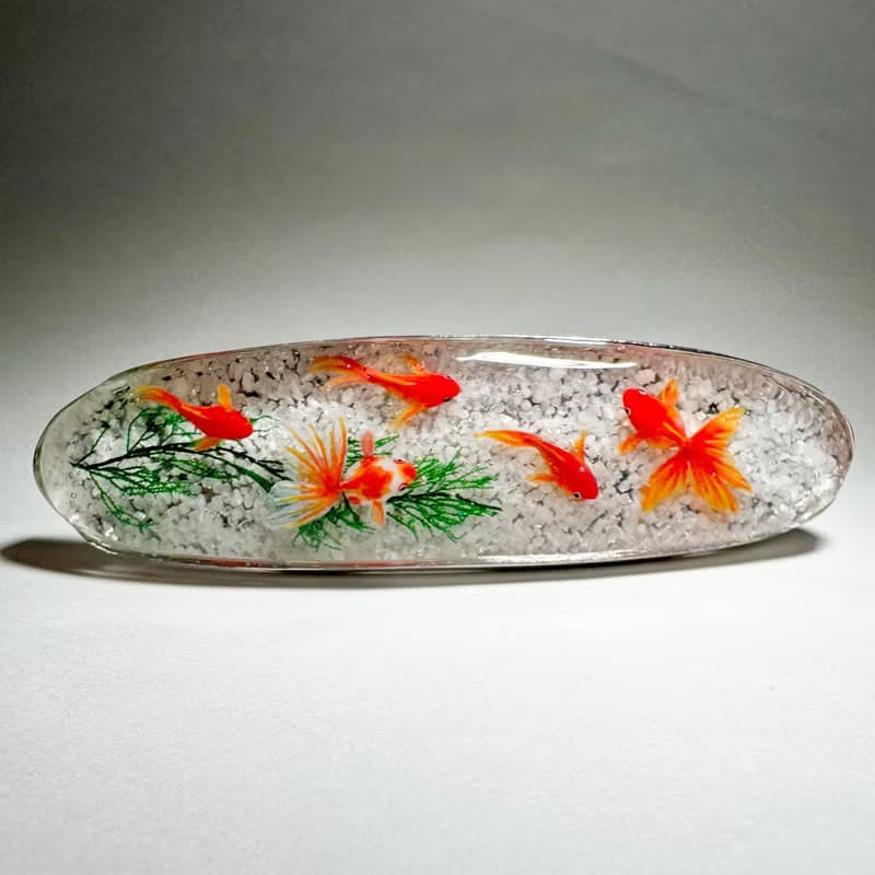 接單製作　金魚　髮飾　barrette