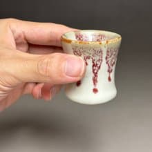厚釉志野釉變美人茶杯 手工茶杯 35ml
