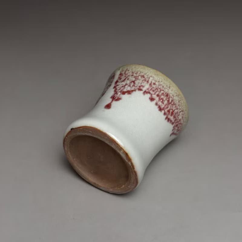 厚釉志野釉變美人茶杯 手工茶杯 35ml