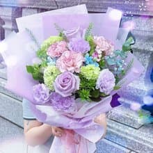 心月如昔鮮花花束 | 情人節 生日 送禮首選 | 台北可自取