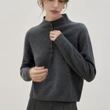 法式復古 / 小高領針織毛衣 / 山羊絨混紡