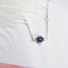 Natural Star Blue Sapphire Bracelet Silver925