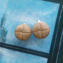 Vintage Jewelry 西洋古董飾品 AVON 小巧 都會摩登 夾式耳環