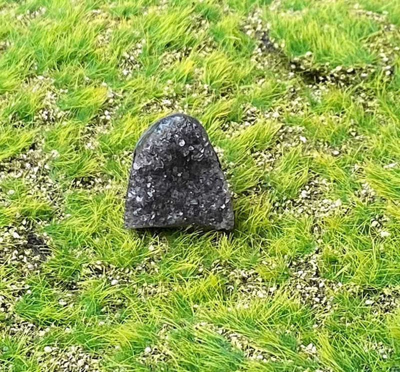 天然小小迷你滿天星紫晶鎮 紫水晶 辦公室 風水擺件 快速出貨
