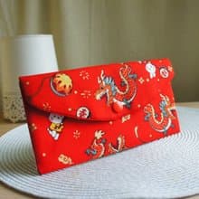 Lovely【龍來運轉龍年紅包袋、紅】存摺套、現金收納袋