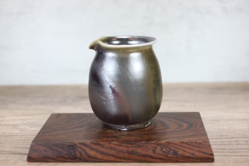 【母親節禮物】天然落灰 柴燒茶海 公道杯 名家葉敏祥手作 320ml