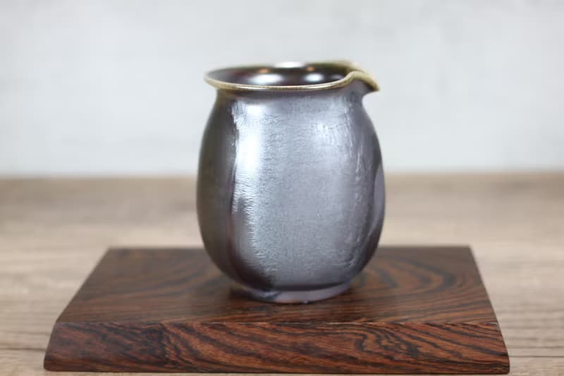 【母親節禮物】天然落灰 柴燒茶海 公道杯 名家葉敏祥手作 320ml