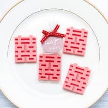 草莓大囍字巧克力(滿百份可免費印名字) 婚禮小物 二進禮 送客禮