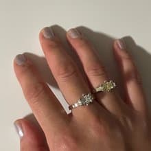 haime audrey ring (cubic 8*6mm) original silver